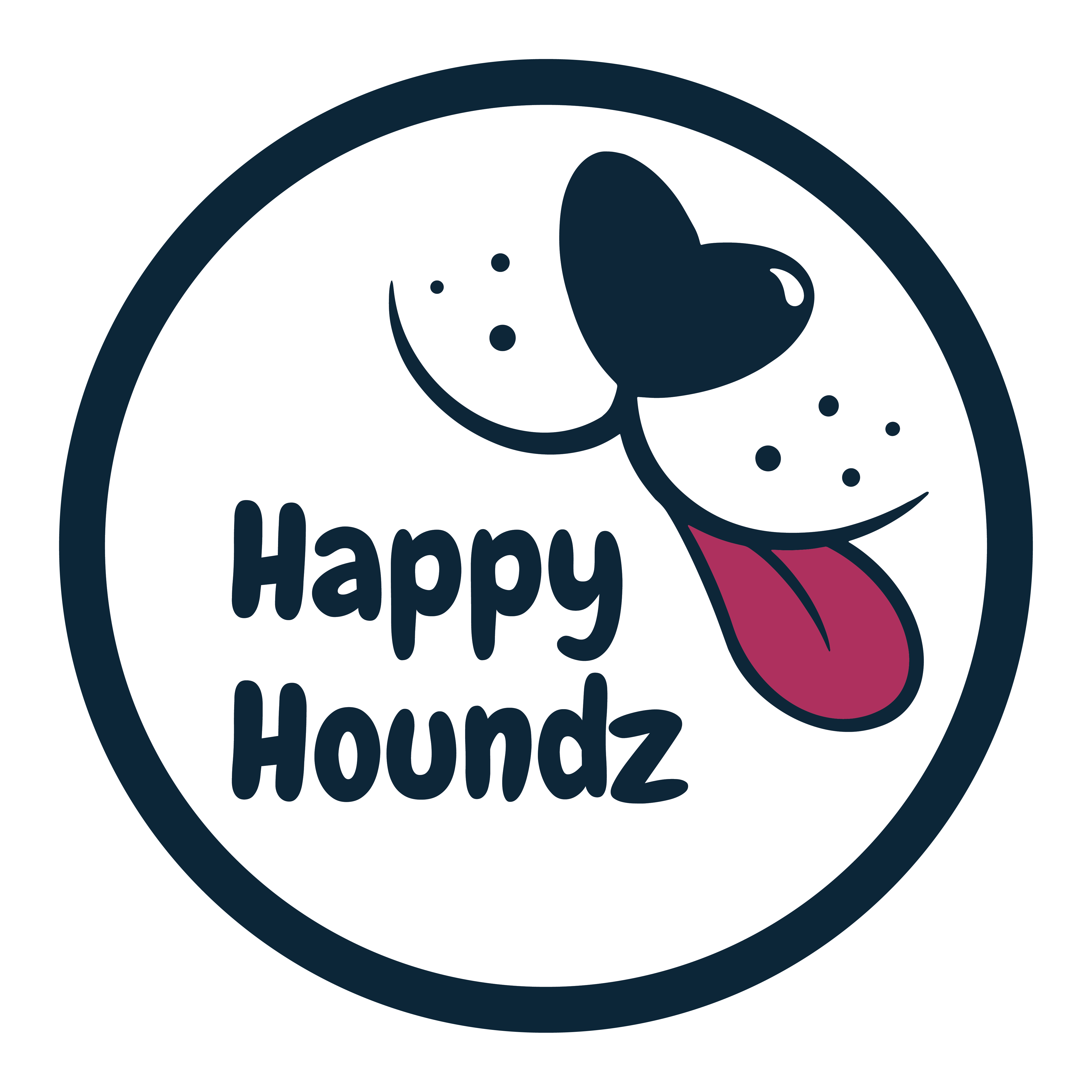 Logo for Happy Houndz Daycare & Boarding